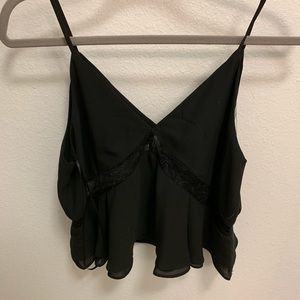 black crop top